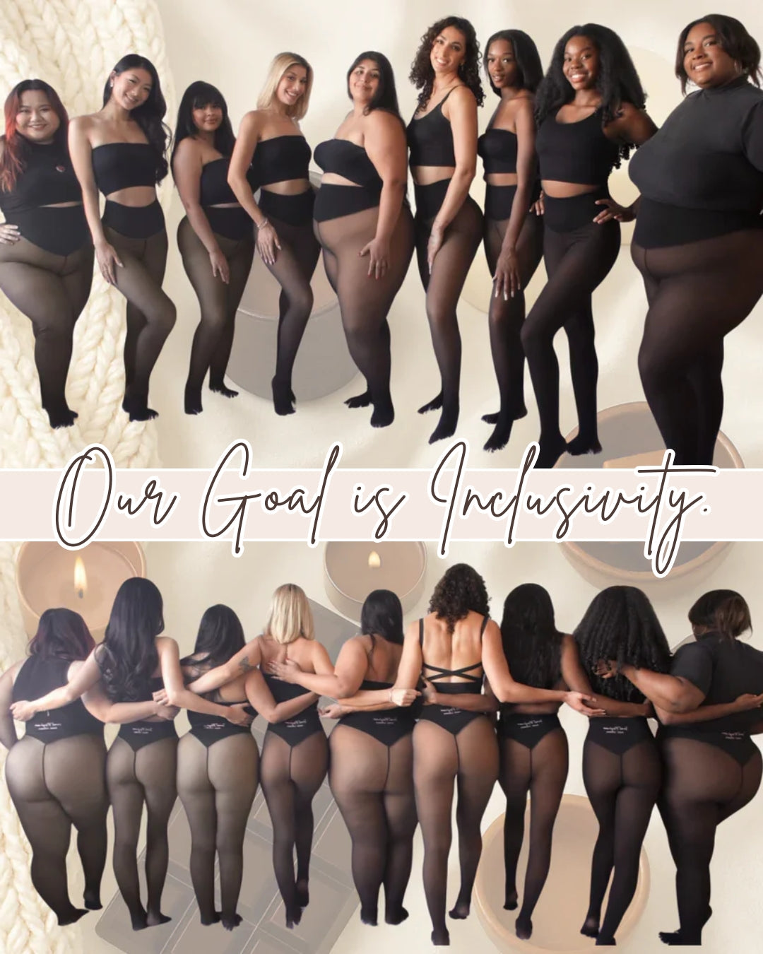 SnatchedFit™ One-Seam Sheer Fleece Leggings