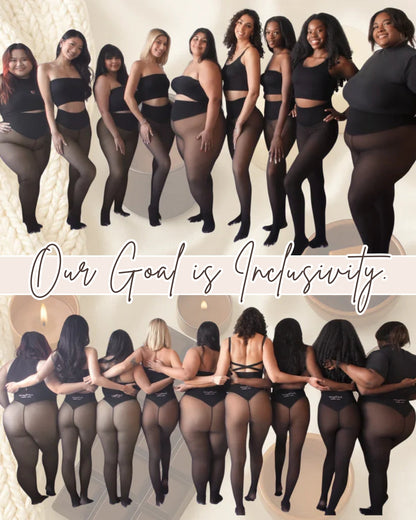 SnatchedFit™ One-Seam Sheer Fleece Leggings